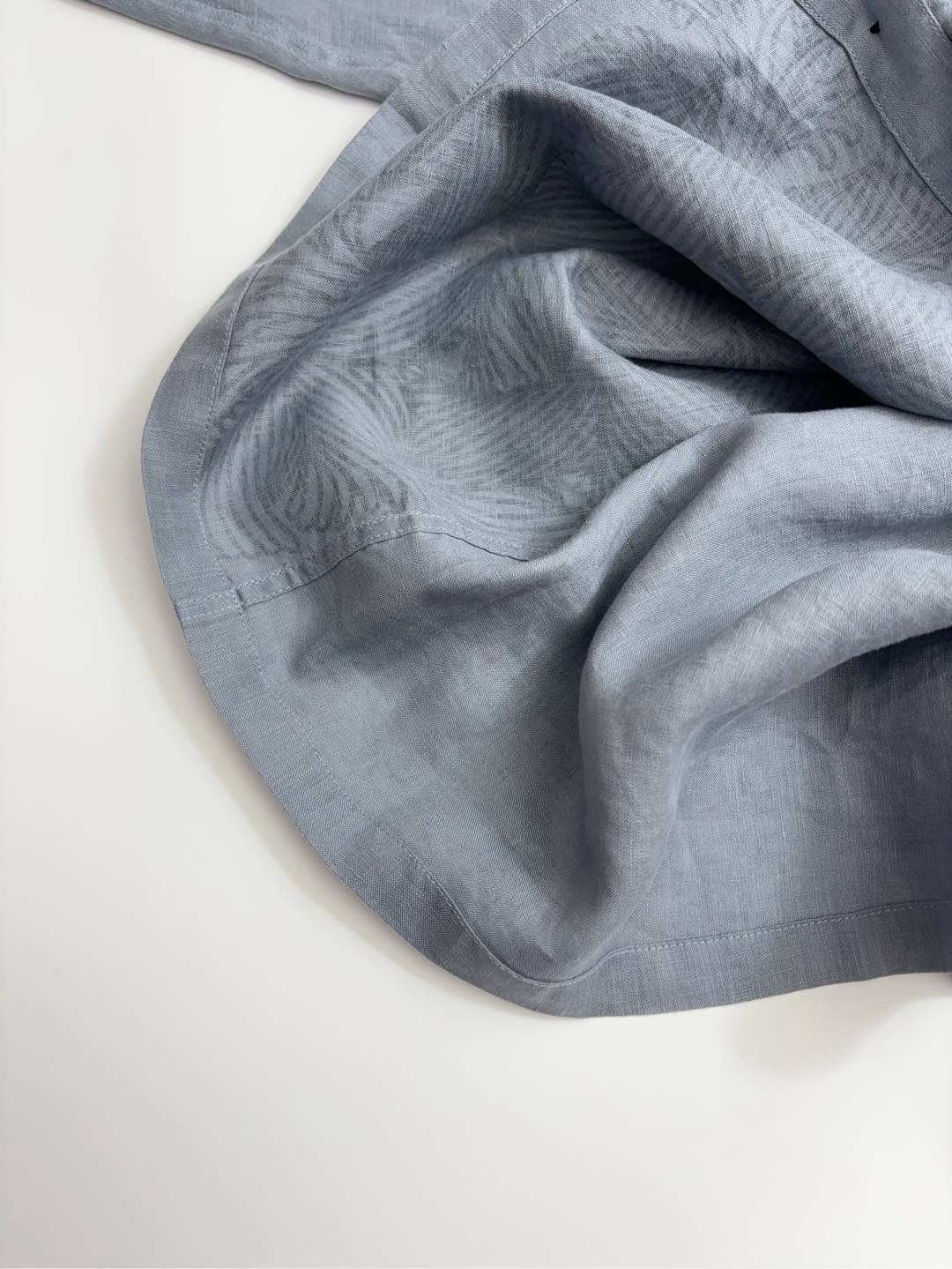 22SS chest rope knot logo pure cotton loose shirt - View 15