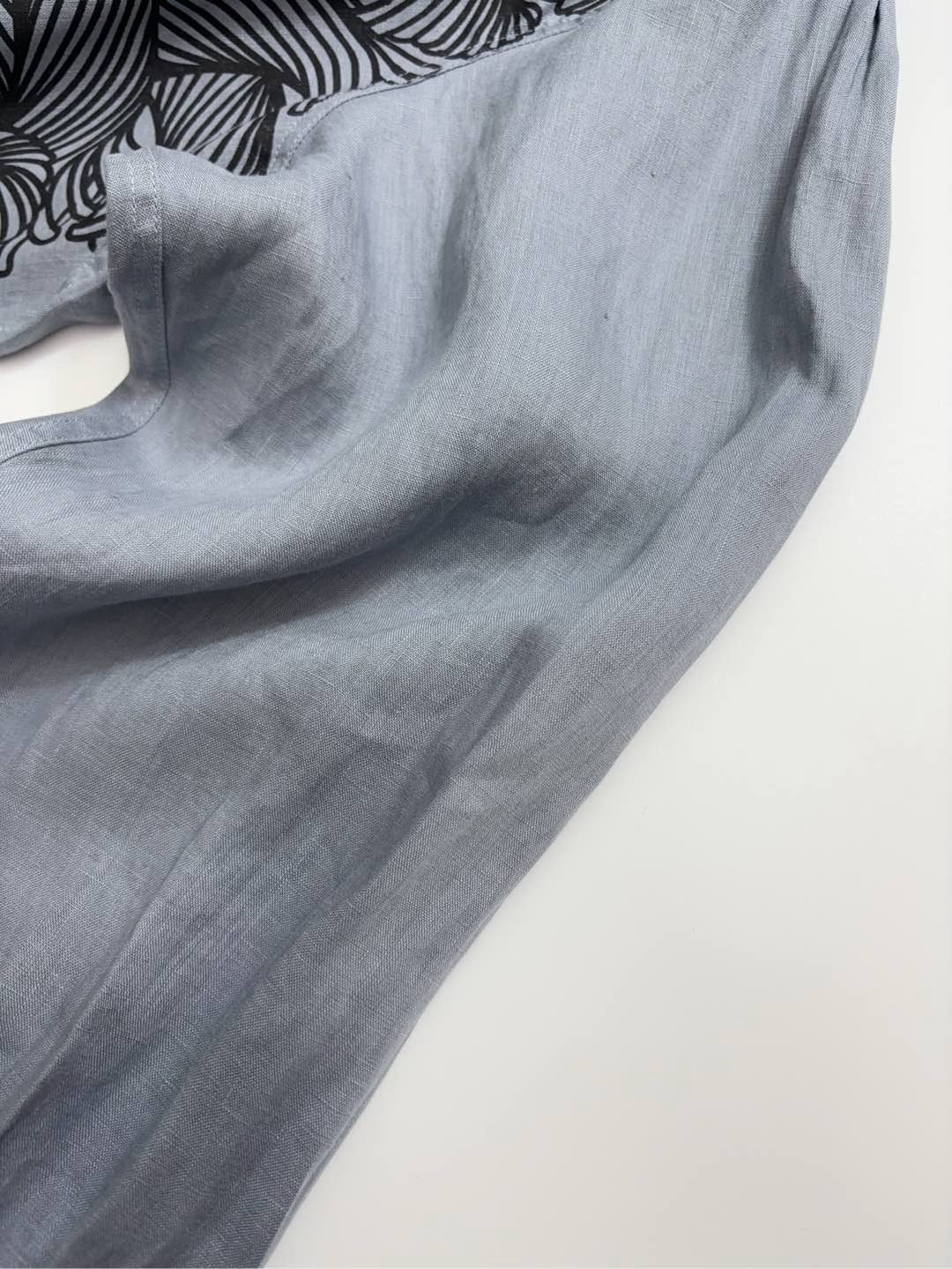 22SS chest rope knot logo pure cotton loose shirt - View 9