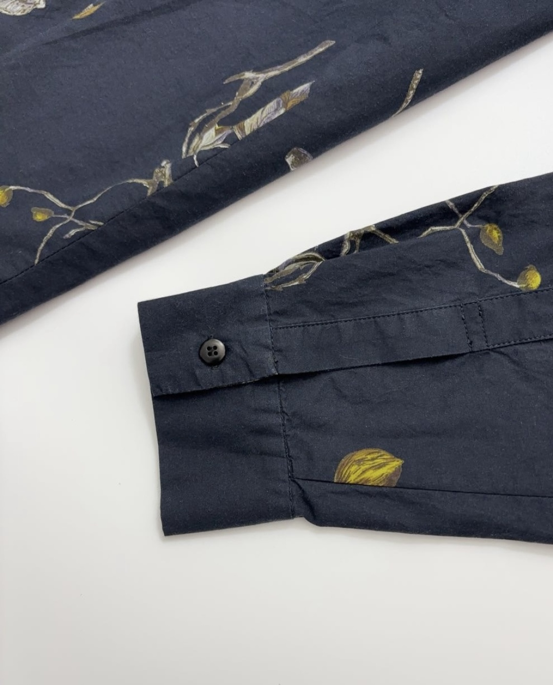 Summer plant print cotton casual shirt jacket - View 8