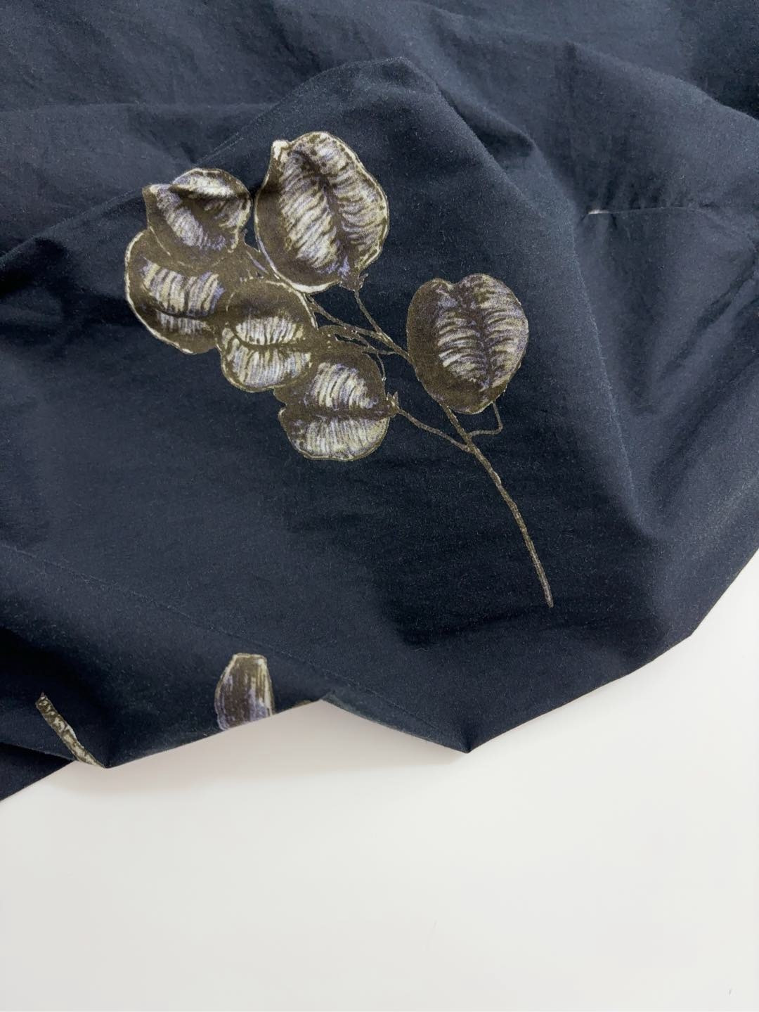 Summer plant print cotton casual shirt jacket - View 7