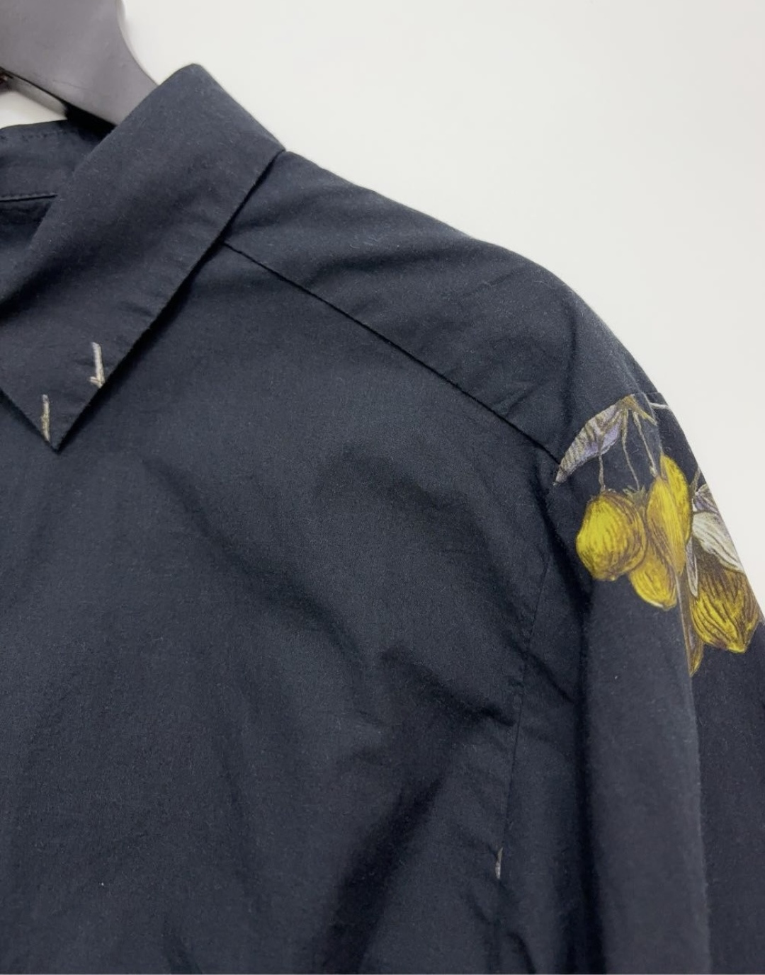 Summer plant print cotton casual shirt jacket - View 3