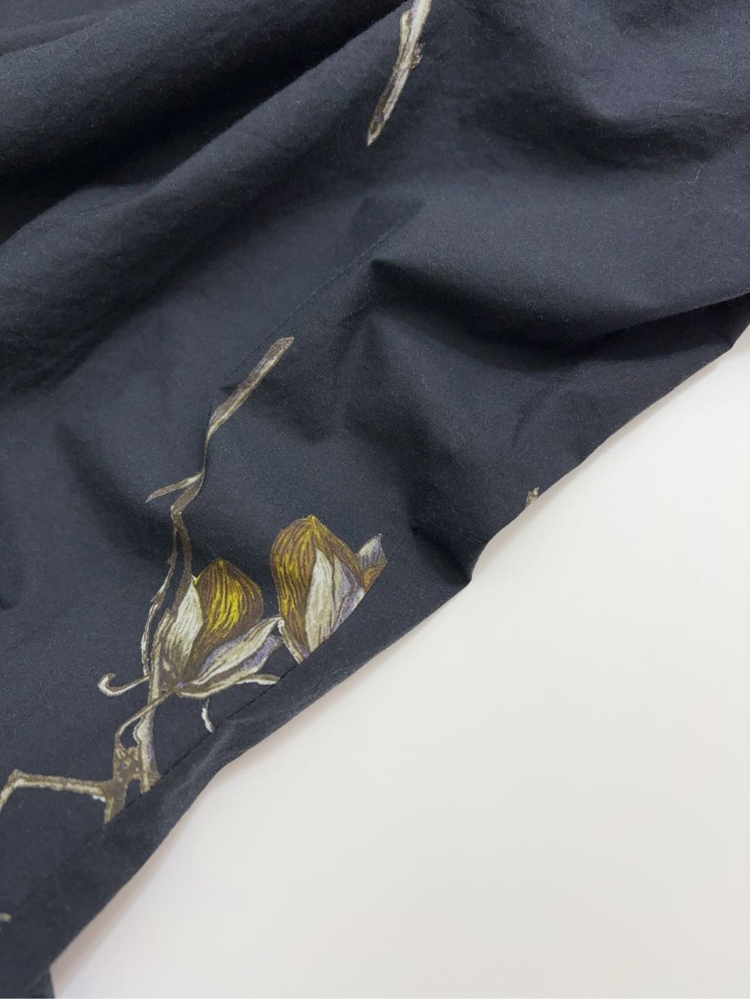 Summer plant print cotton casual shirt jacket - View 9