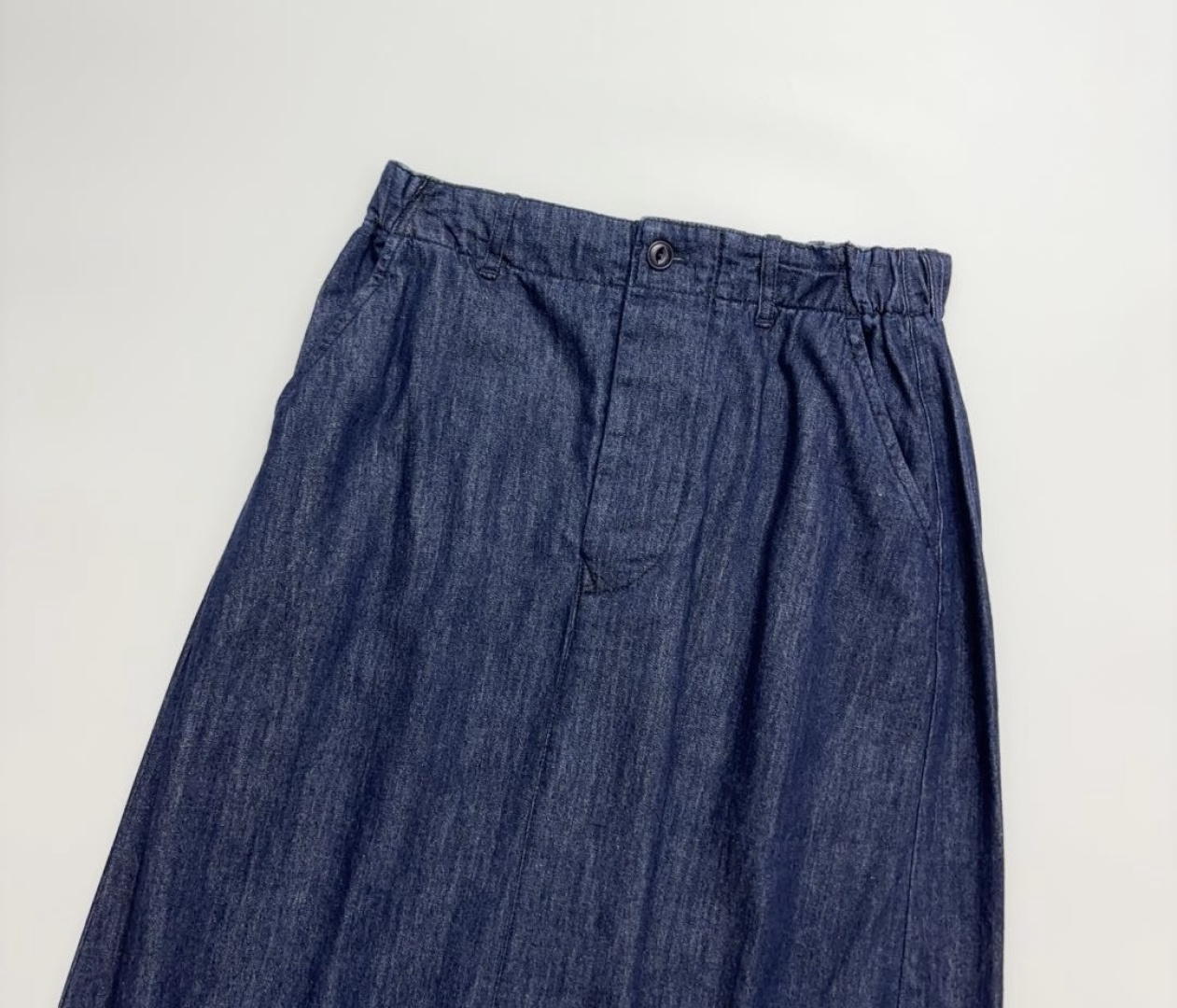 Elastic waist design workwear half skirt - View 2