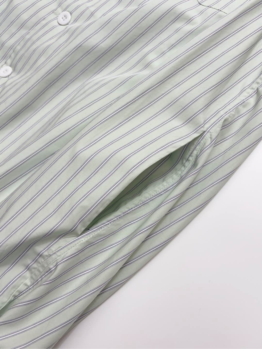 0.3kg/cut tag lapel sleeveless pinstripe versatile dress - View 7