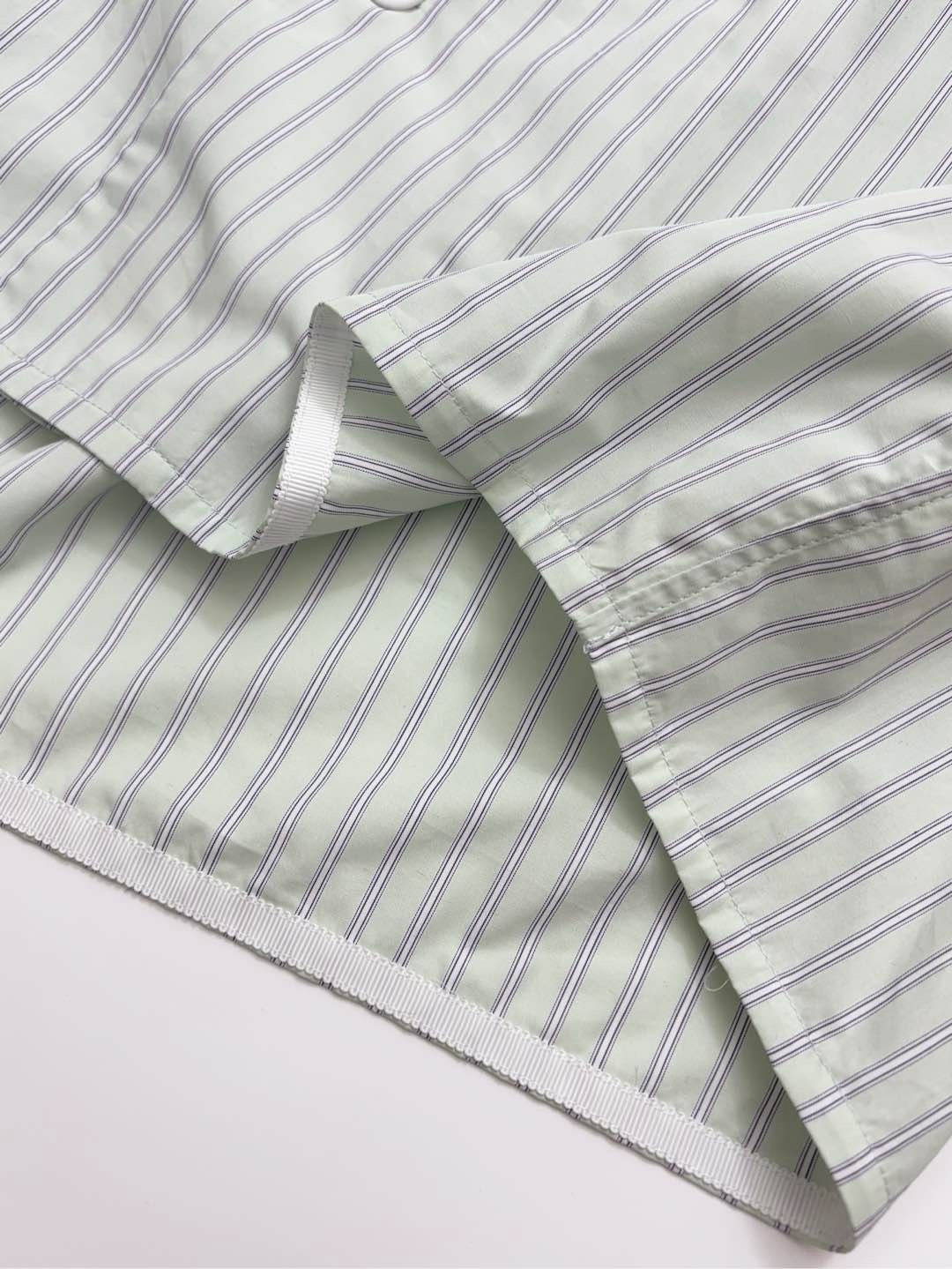 0.3kg/cut tag lapel sleeveless pinstripe versatile dress - View 8