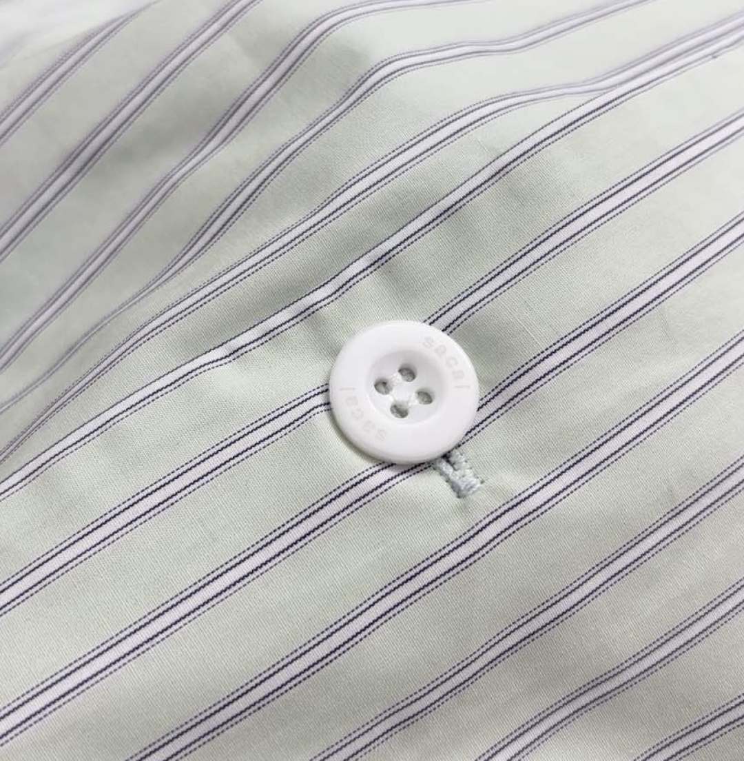 0.3kg/cut tag lapel sleeveless pinstripe versatile dress - View 6