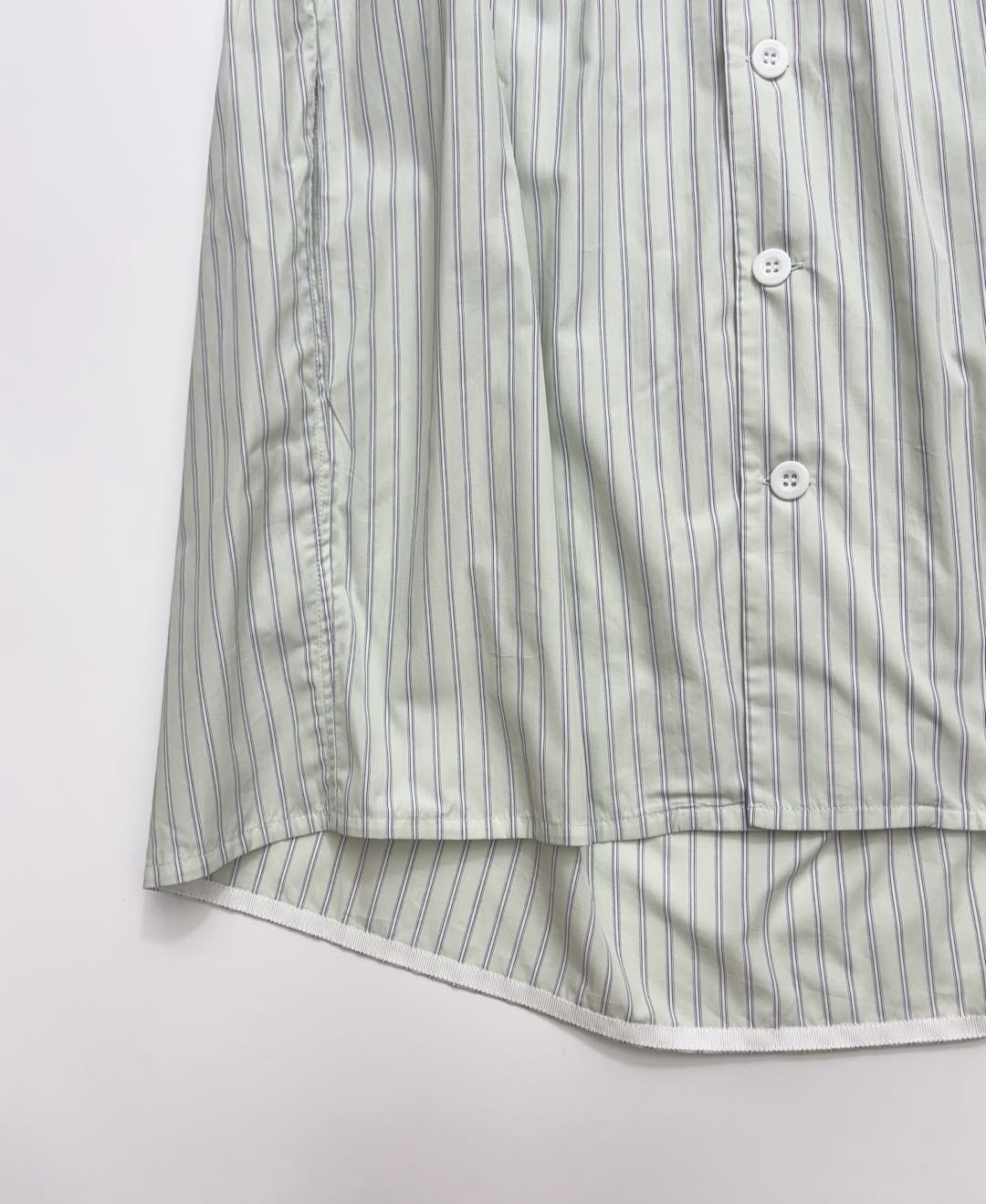 0.3kg/cut tag lapel sleeveless pinstripe versatile dress - View 5