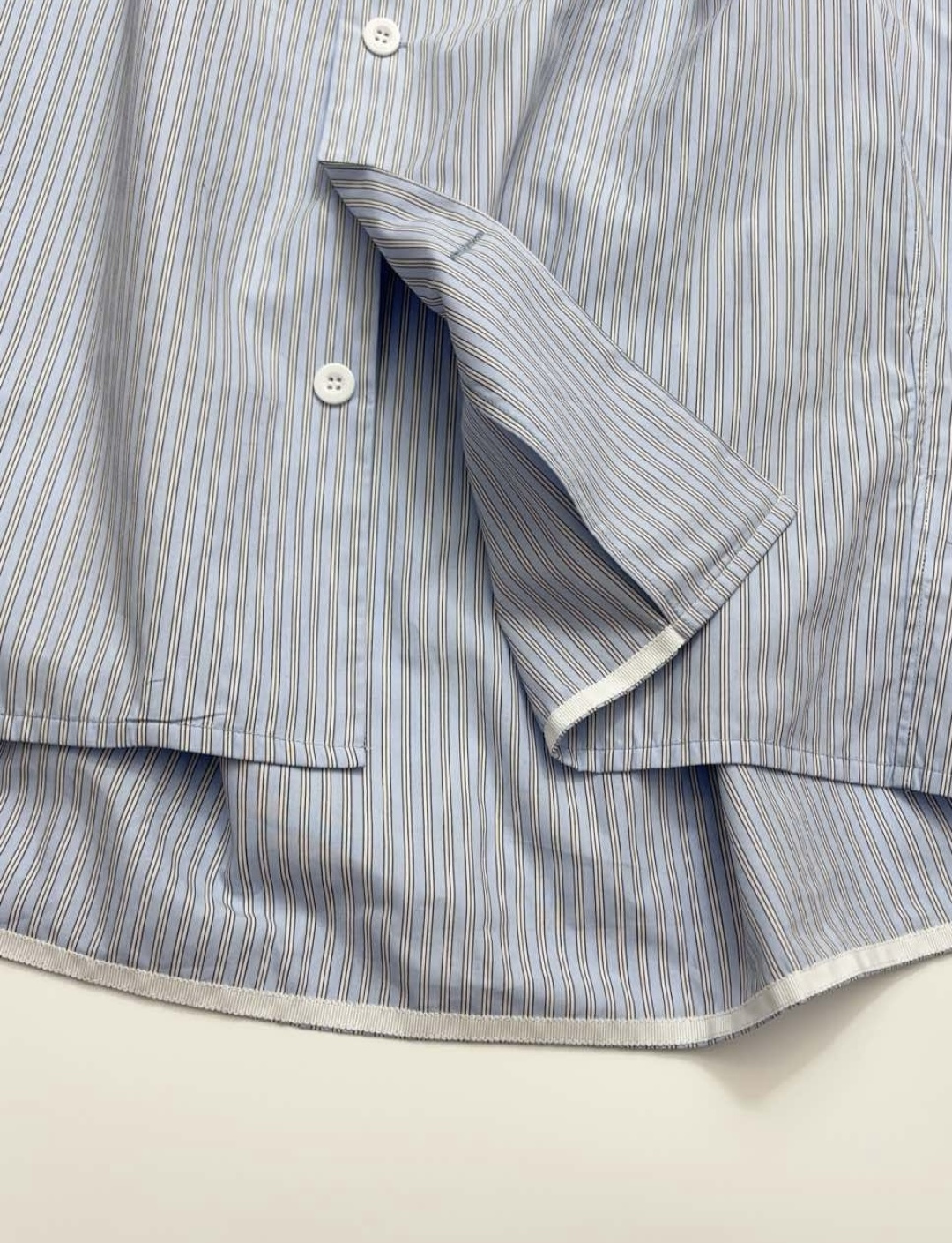 V-neck sleeveless pinstripe versatile dress - View 11