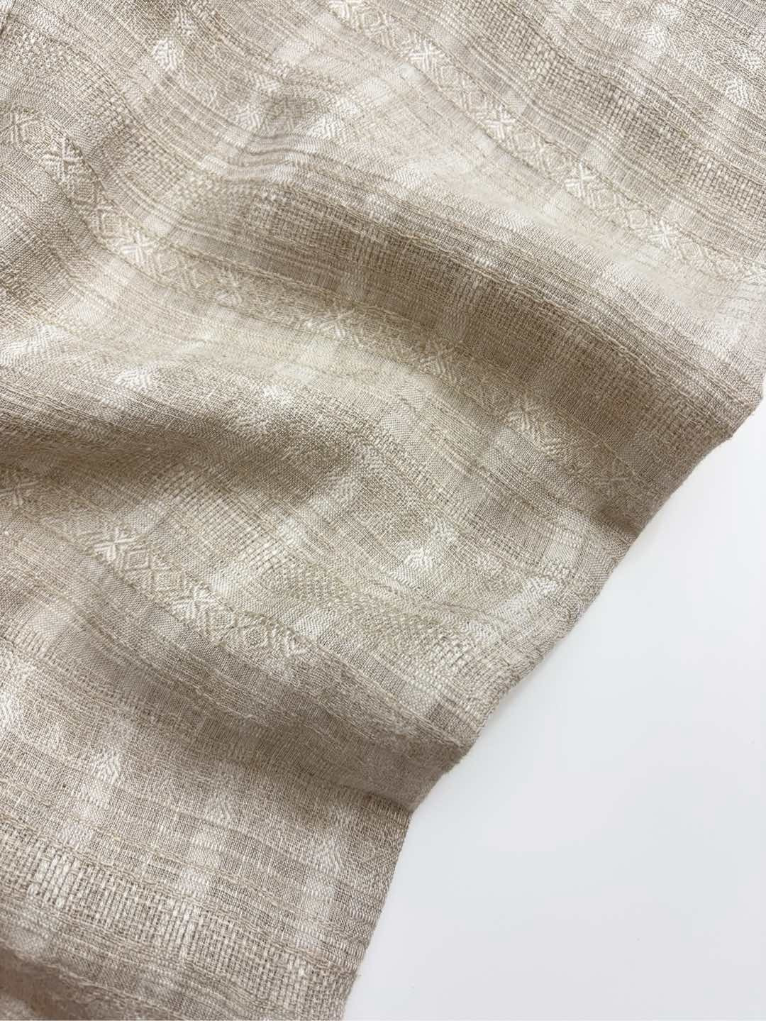 Retro lace linen straight loose waist casual loose wide-leg pants - View 9