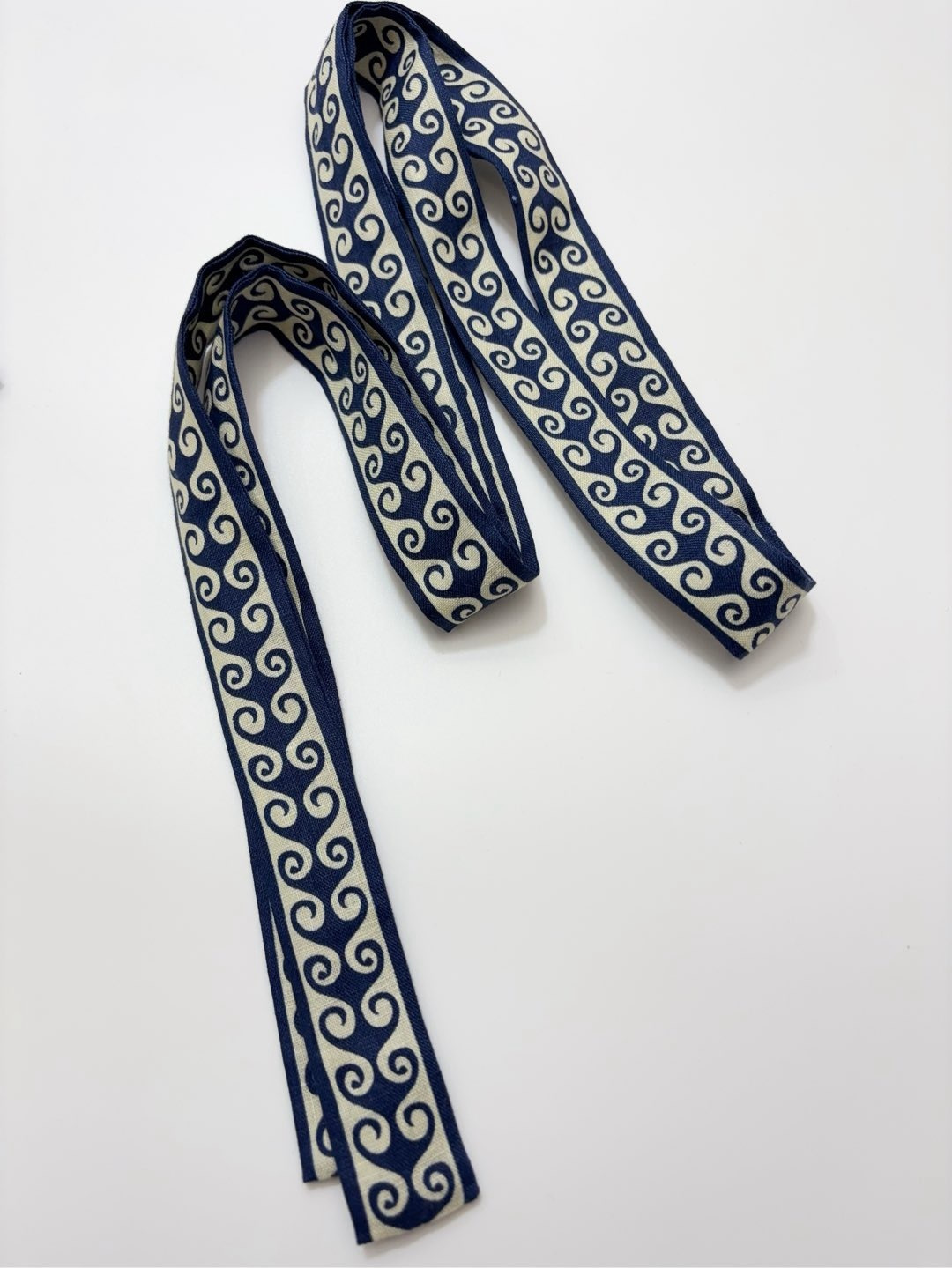 25 new summer vintage resort style dark blue linen long shirt dress - View 15