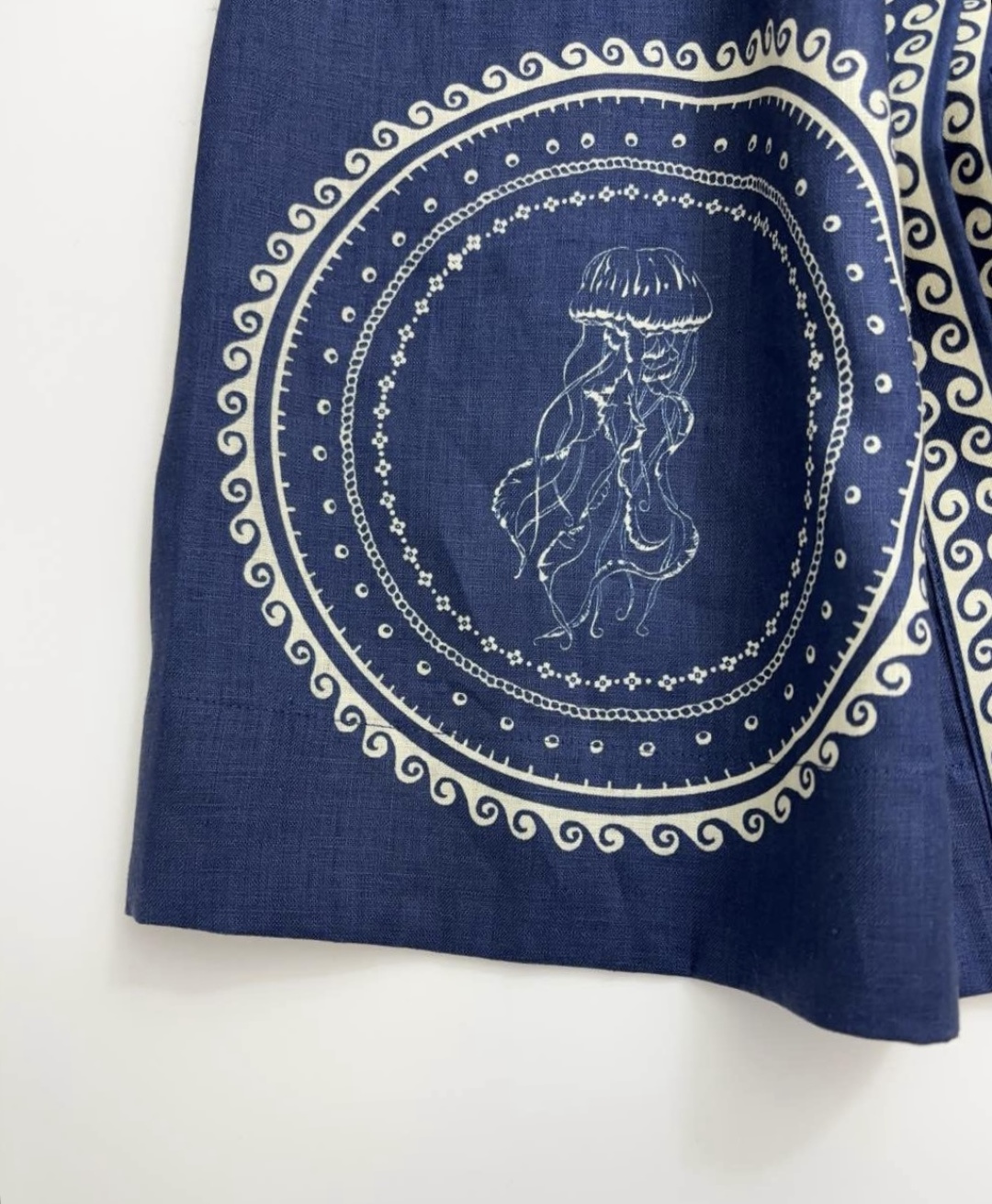 25 new summer vintage resort style dark blue linen long shirt dress - View 11