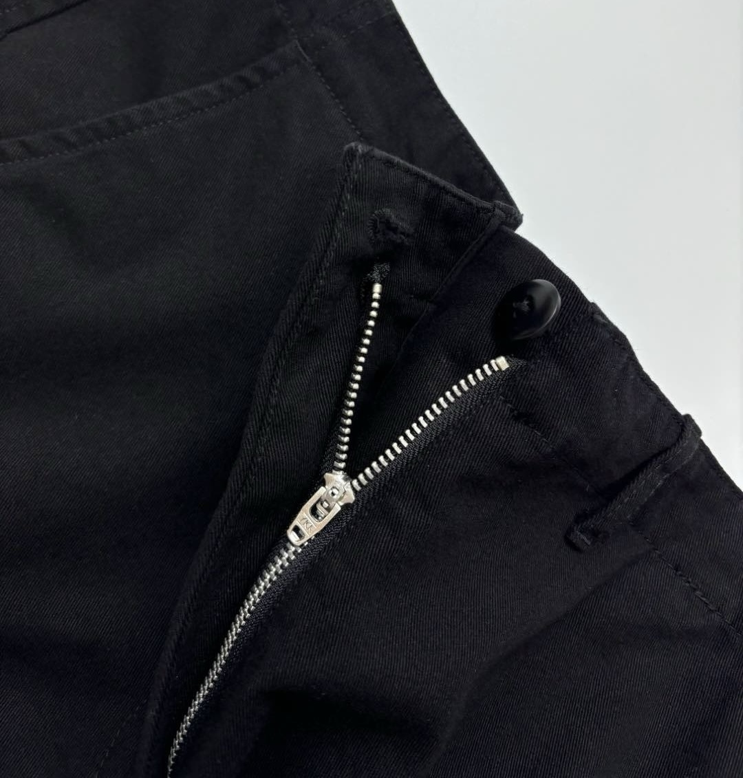 Cut label cotton material versatile mini chino shorts - View 5