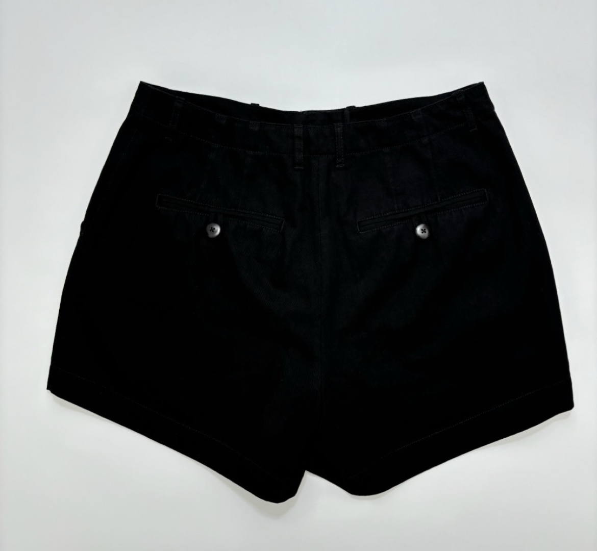 Cut label cotton material versatile mini chino shorts - View 8