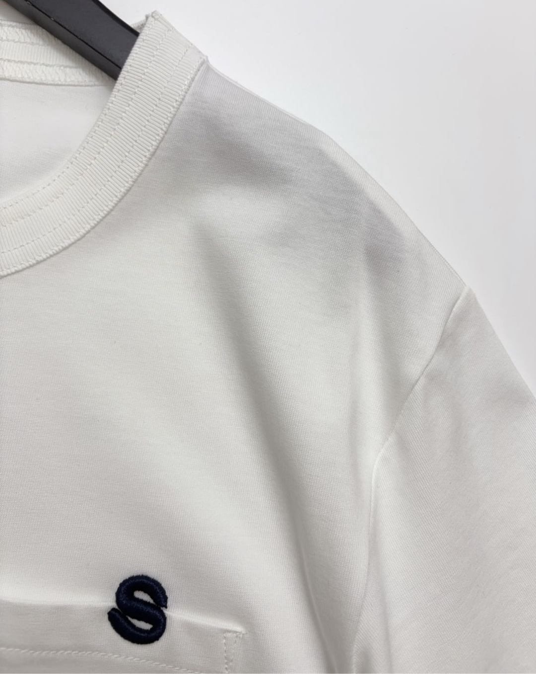 S letter casual loose T-shirt - View 3