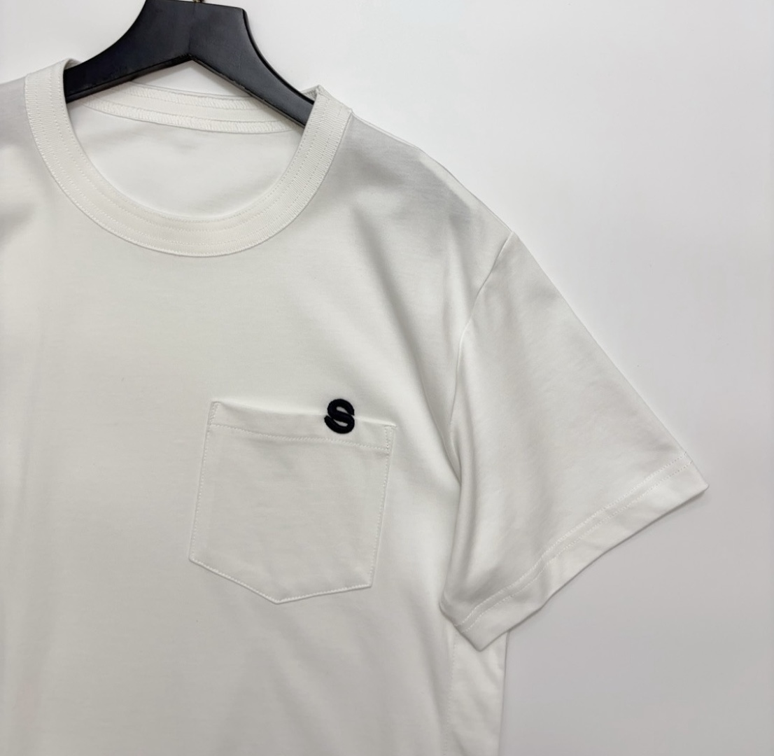 S letter casual loose T-shirt - View 2