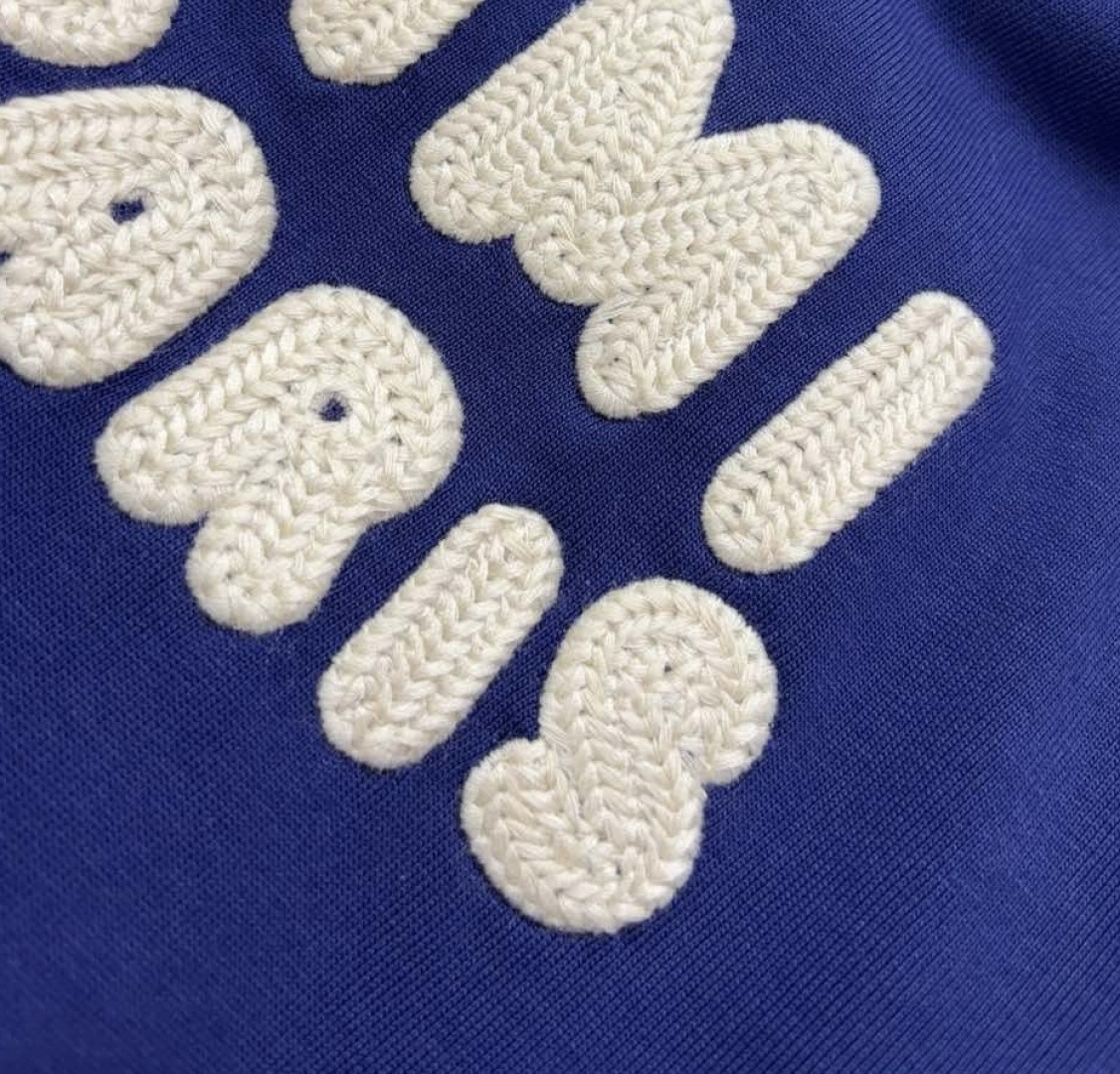 Flocked Letter Logo Short-Sleeve Pure Cotton T-Shirt - View 5