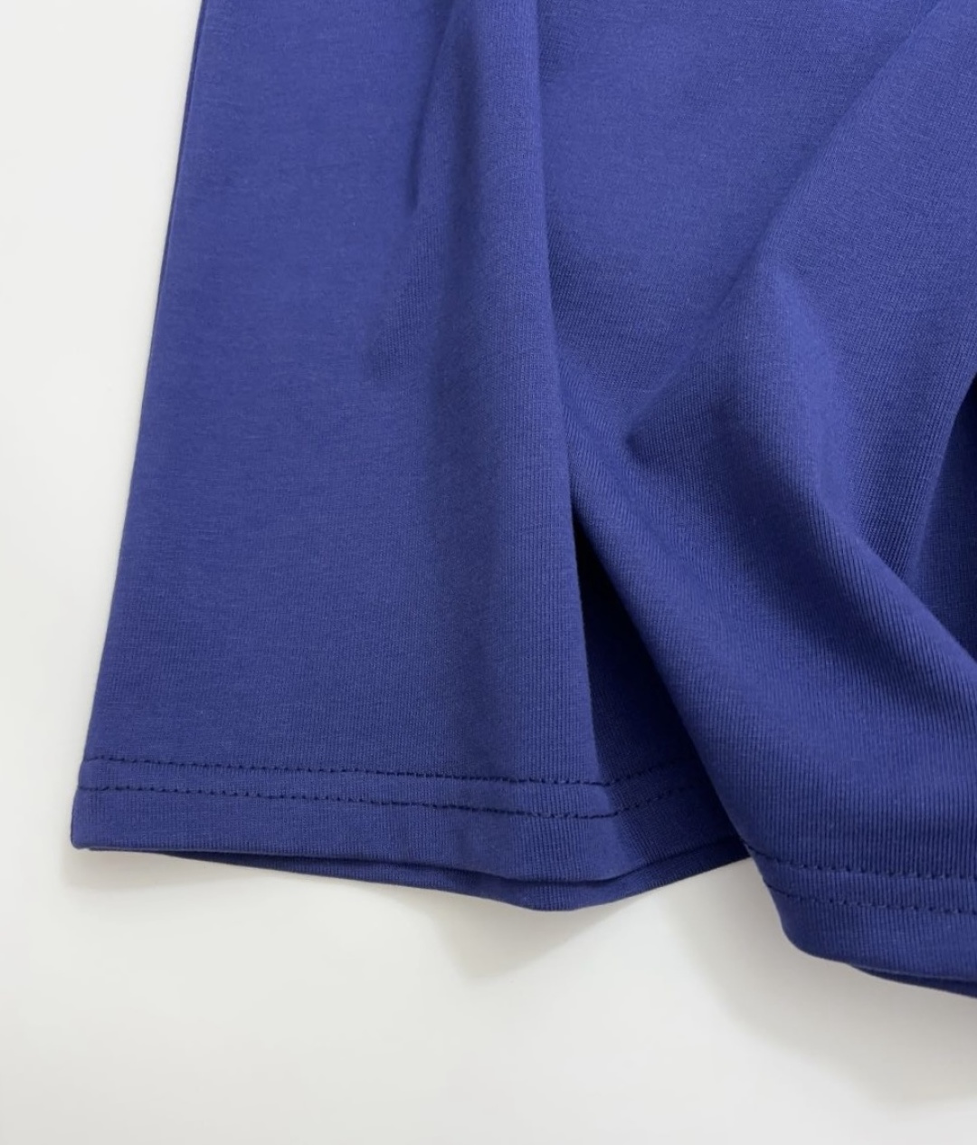 Flocked Letter Logo Short-Sleeve Pure Cotton T-Shirt - View 8