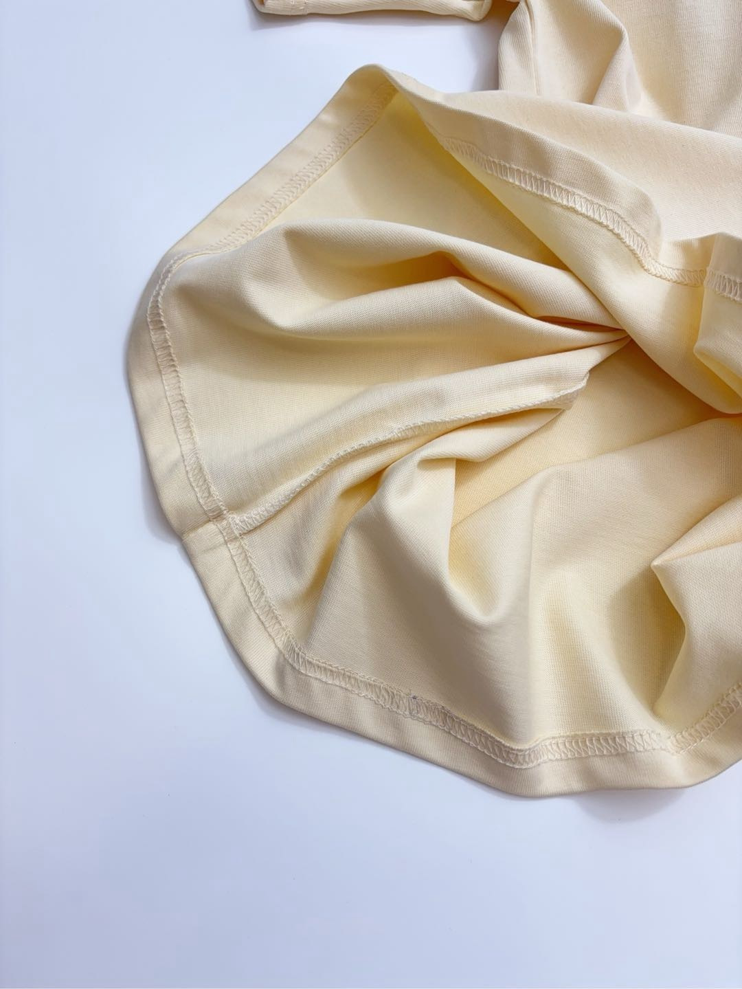 Flocked letter logo short-sleeved pure cotton T-shirt - View 8