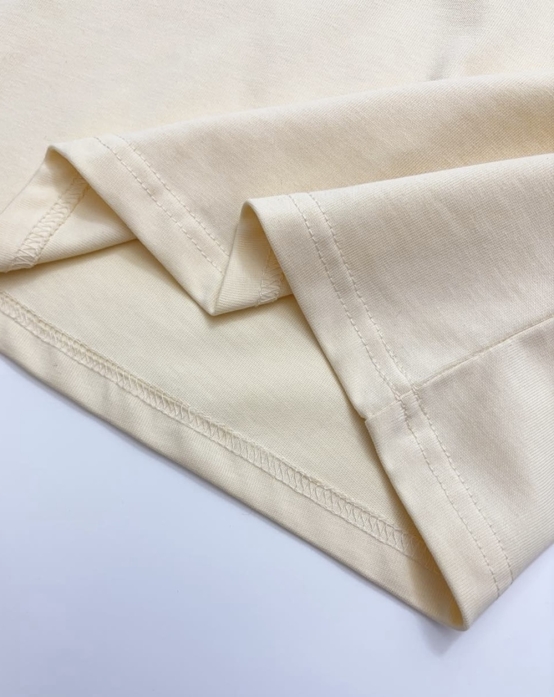 Flocked letter logo short-sleeved pure cotton T-shirt - View 7