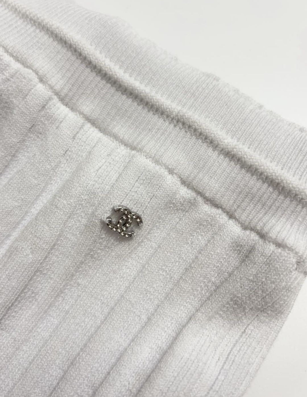 Small fragrance solid color textured elastic waist half skirt - View 4