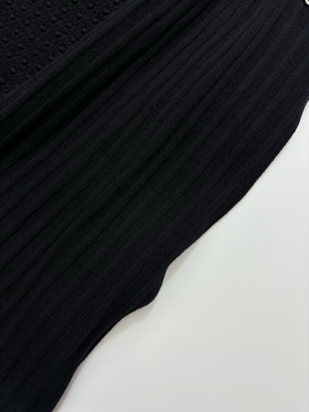 Small Fragrant Pure Color Textured Elastic Waist Half Skirt - View 6