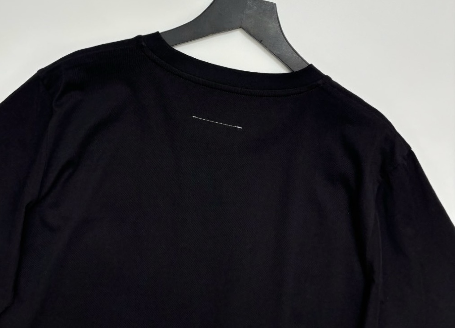 0.15kg/cut label numeric pattern short-sleeve white T-shirt crew neck simple style - View 9