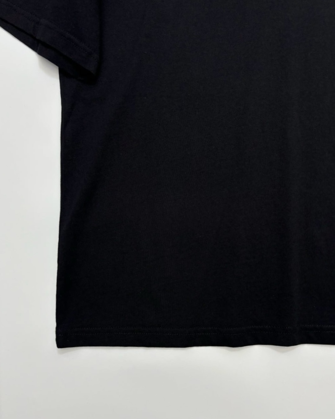 0.15kg/cut label numeric pattern short-sleeve white T-shirt crew neck simple style - View 5