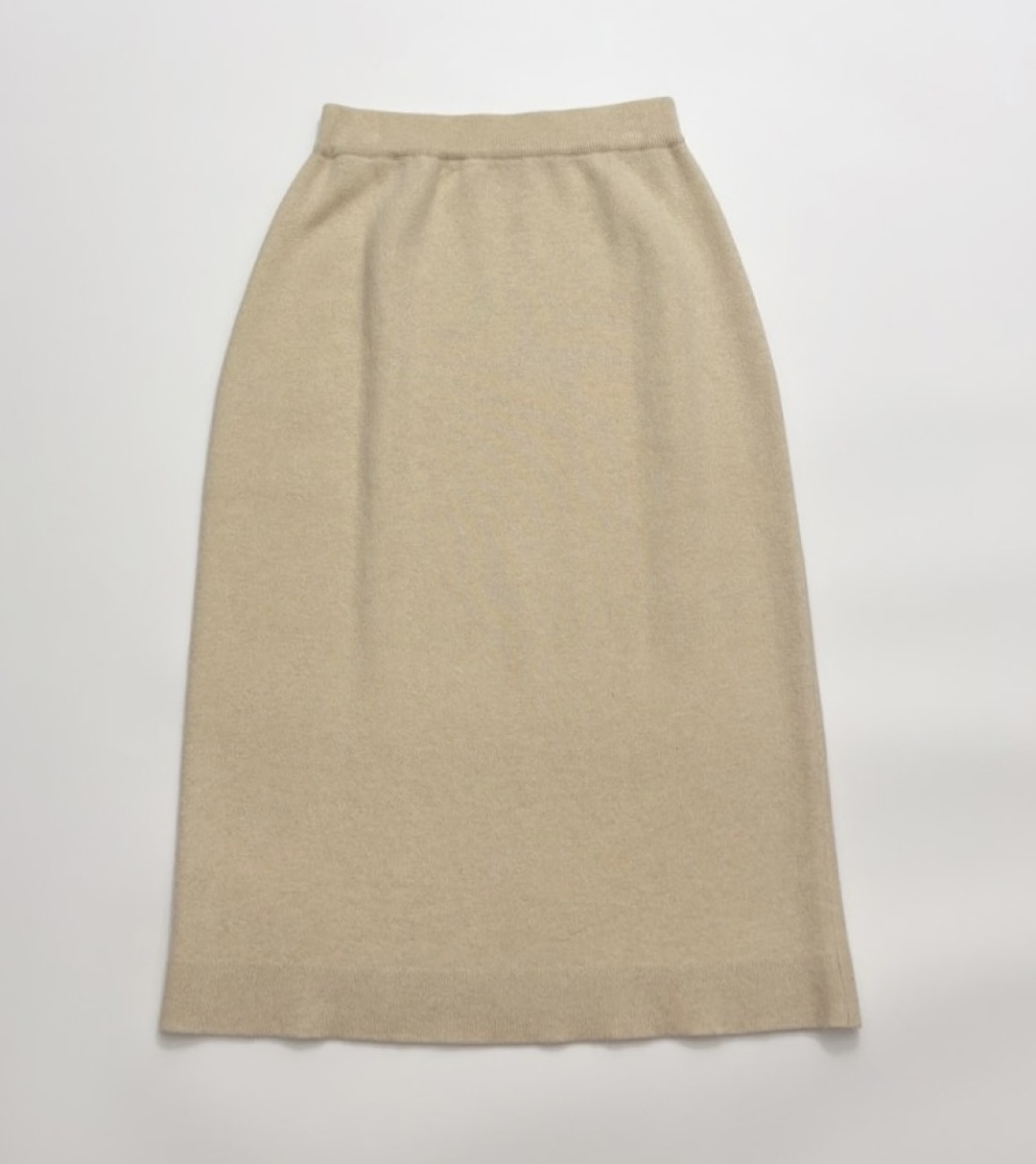 Bc Solid Color Elastic Waist Knit Midi Skirt
