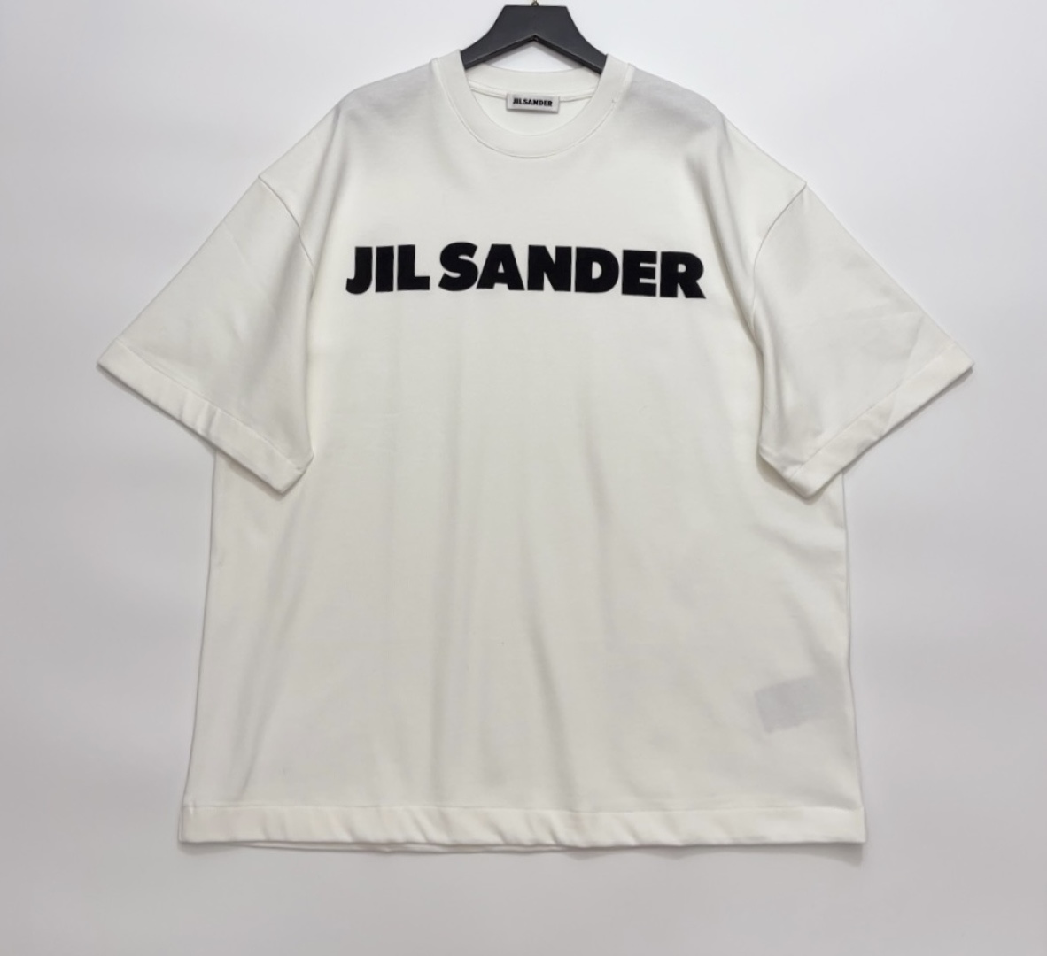 Jil Sander Early Autumn Relaxed Oversized Letter Print Short-Sleeve T-Shirt