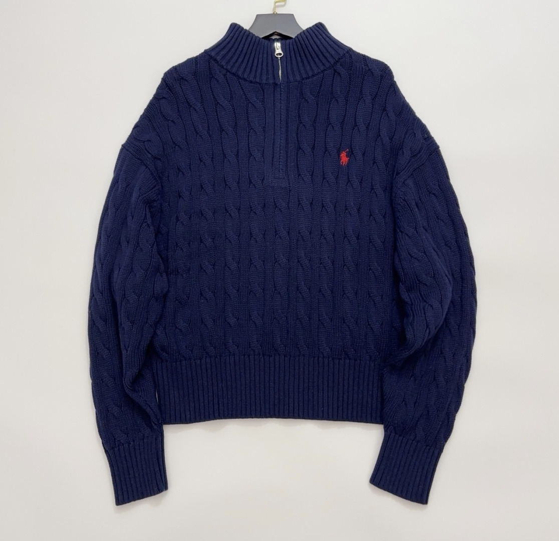 Polo Ralph Lauren Half-Zip Pullover Knit Sweater