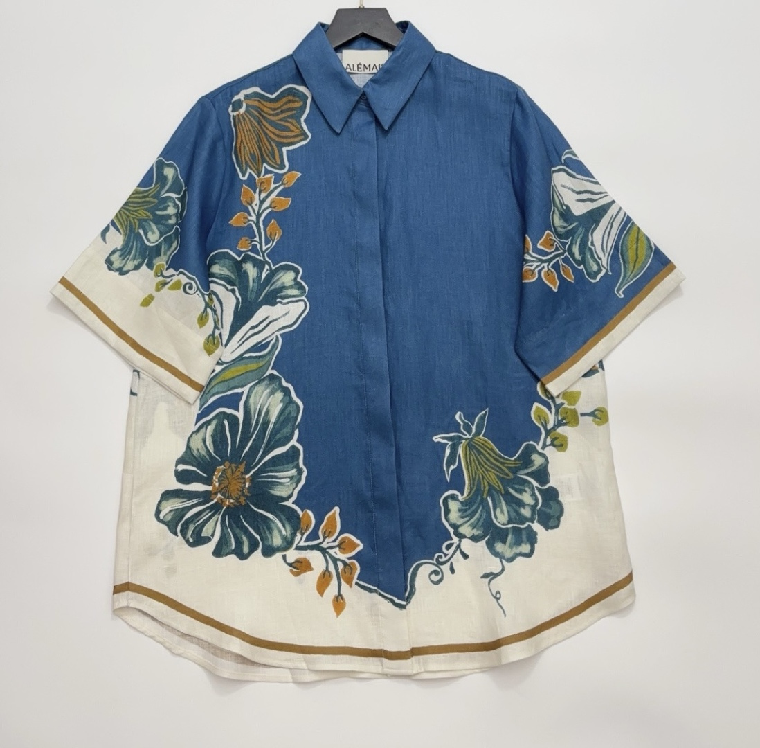 Alémais Luda Floral Linen Women's Shirt