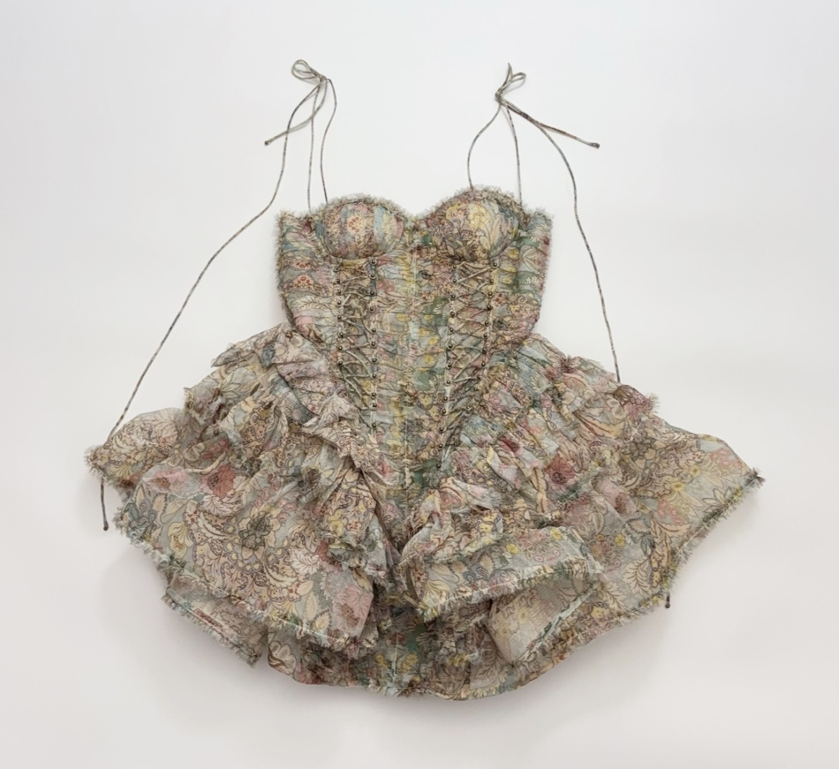 Zimmermann REBELLION Silk Fringed Mini Dress