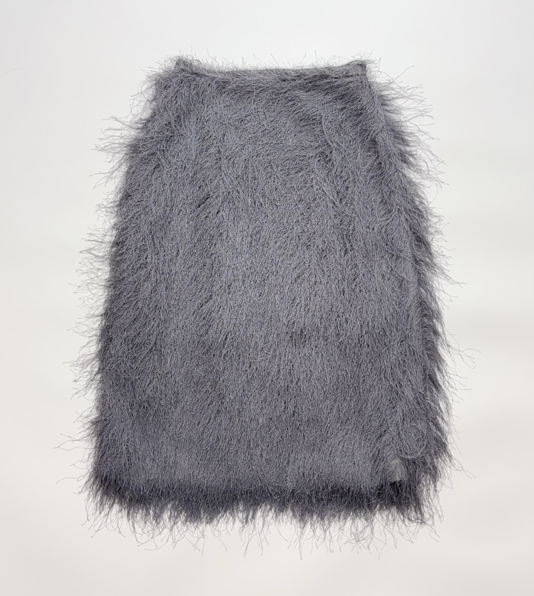 Dries Van Noten Fringed Fluffy Half Skirt