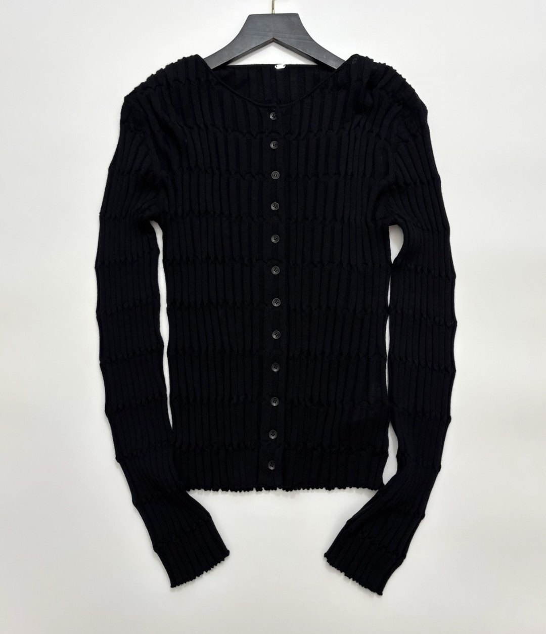 By Malene Birger MONT Round Neck Slim Fit Long Sleeve Cardigan