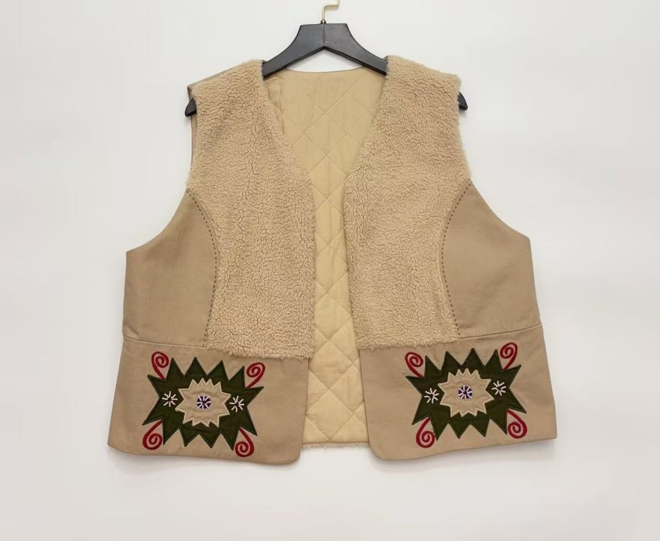 Vinster Charli Casual Cotton Sleeveless Jacket Vest