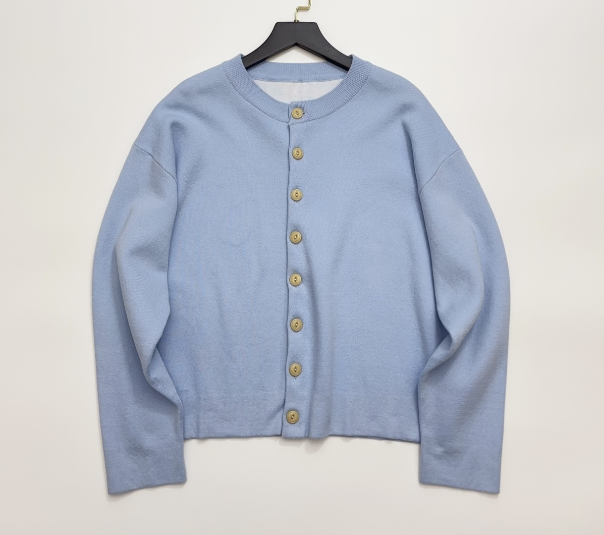 45R Numeric R Round Neck Versatile Cardigan