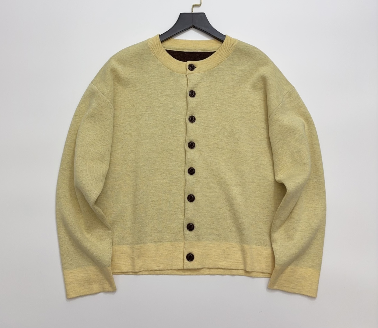 45R Numeric R Round Neck Versatile Cardigan