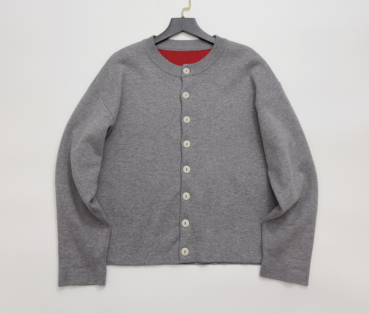 45R Numeric R Round Neck Versatile Cardigan