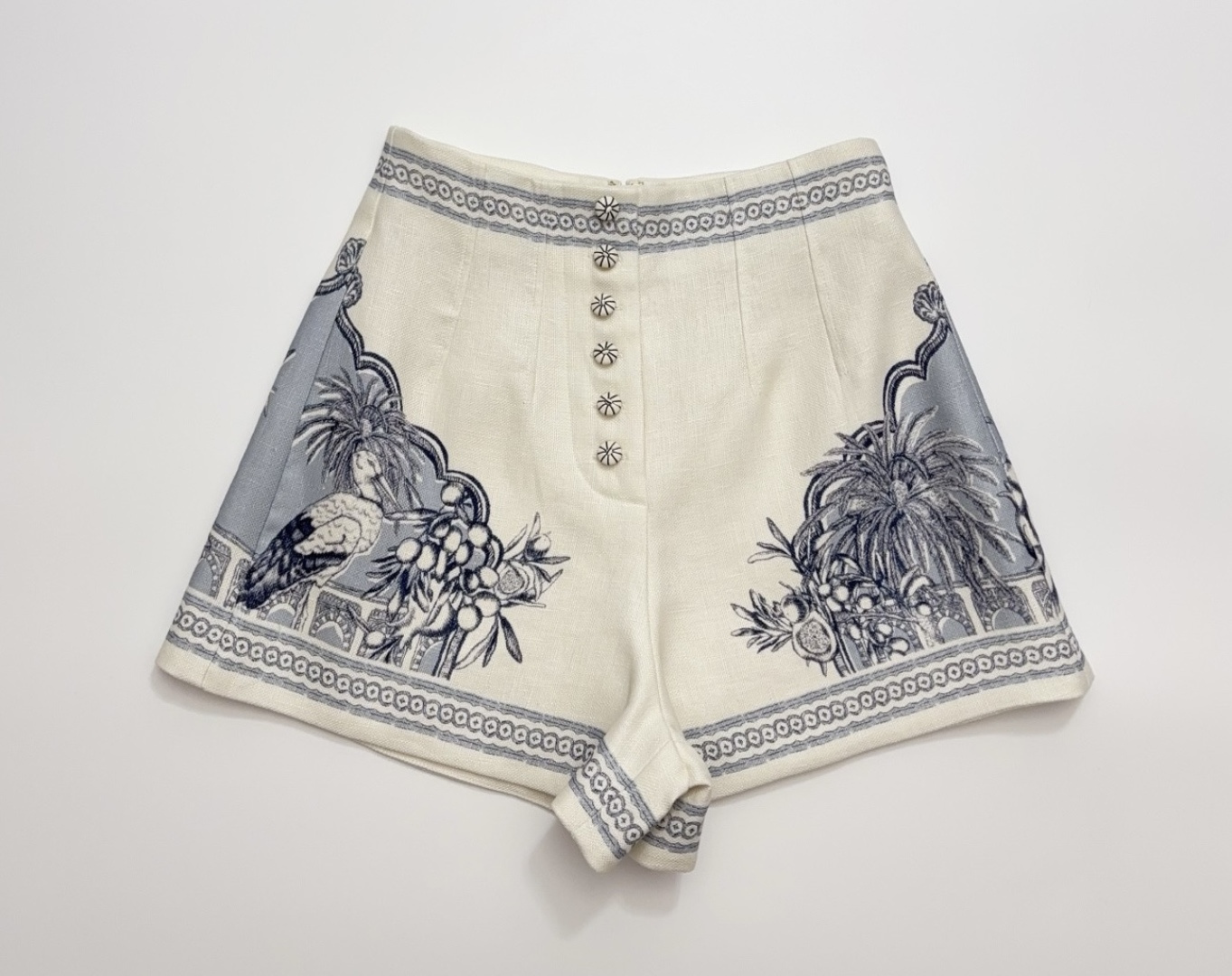Alémais Linen Villa Shorts