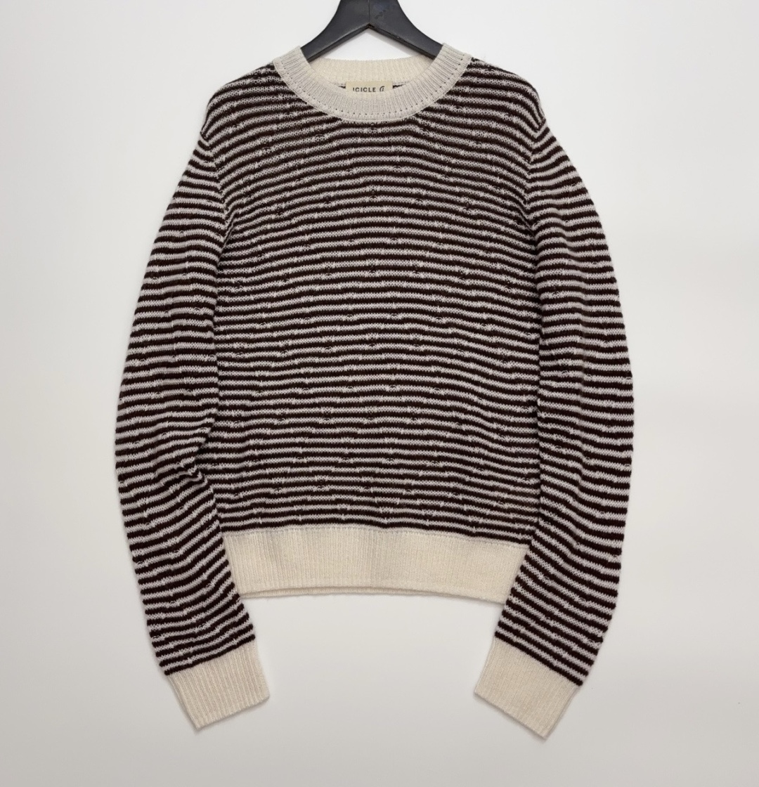 Ici Silk Cashmere Pullover Knit Sweater