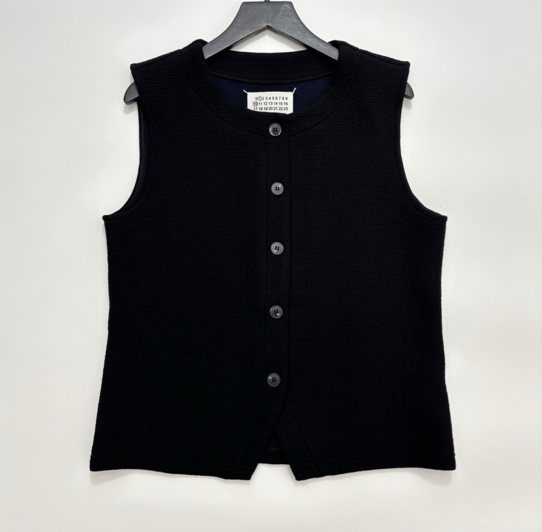 MM6 Maison Margiela Black Vest