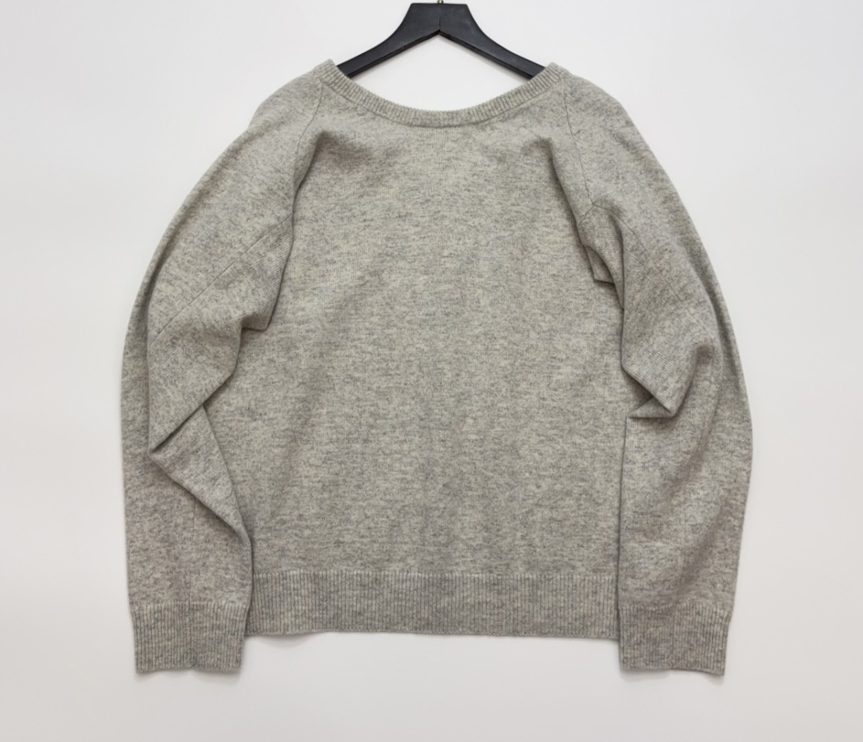 MM6 Maison Margiela V-Neck Back Long-Sleeve Pullover Sweater