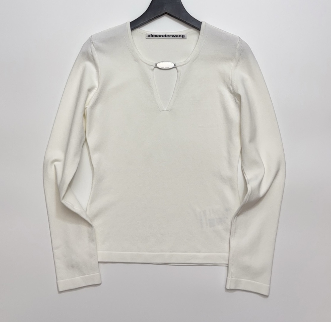 Alexander Wang Early Spring Logo Long Sleeve Slim-Fit T-Shirt