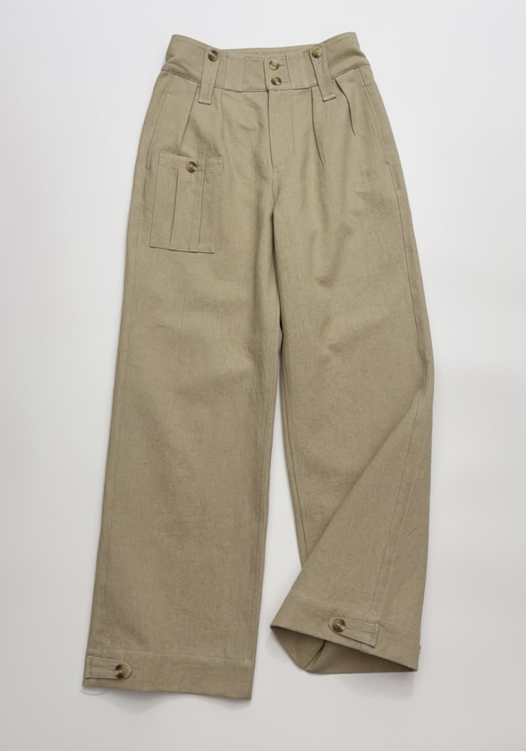 Low Classic Vintage Soft Skin-Friendly Versatile High-Waist Straight Leg Casual Pants