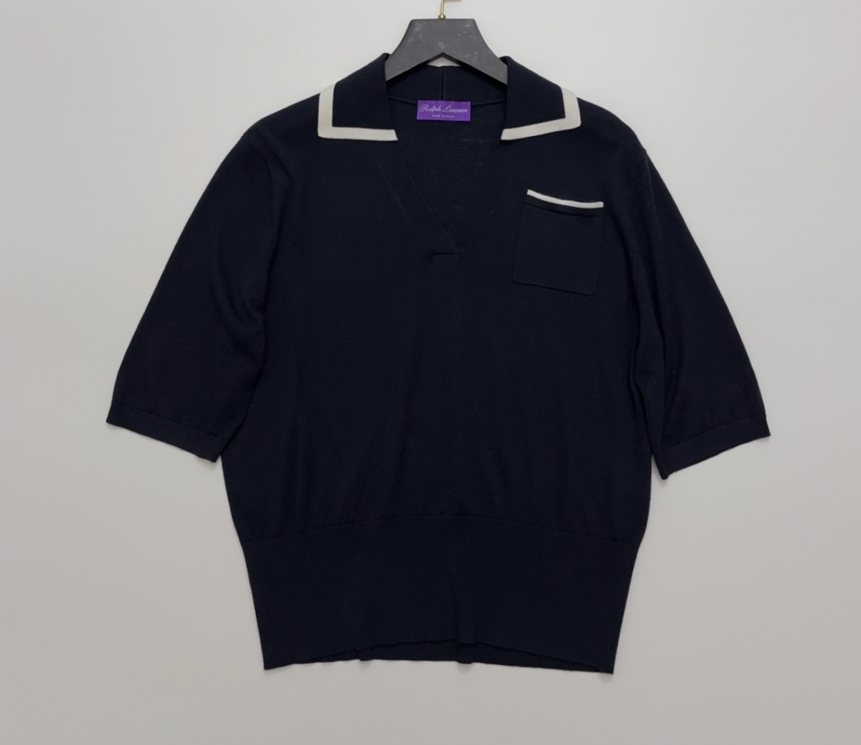 Polo Ralph Lauren Purple Label Early Spring Slim-Fit Polo Knit Shirt