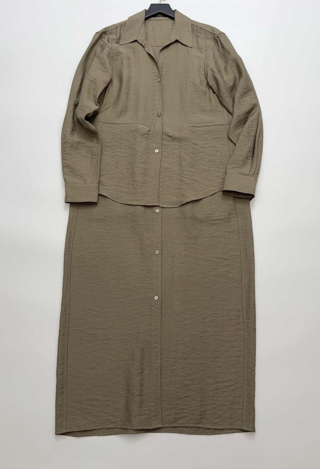 Lemaire Faux Two-Piece Lapel Long Dress