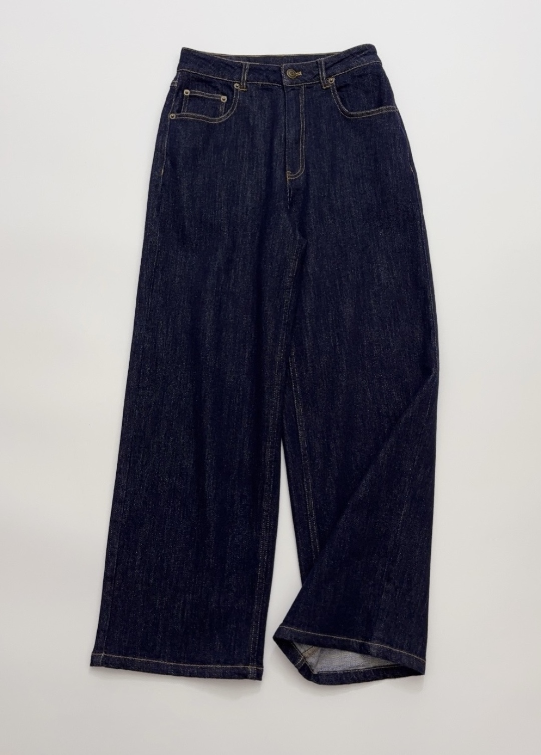 ICI Monkey Embroidery Straight Leg Jeans