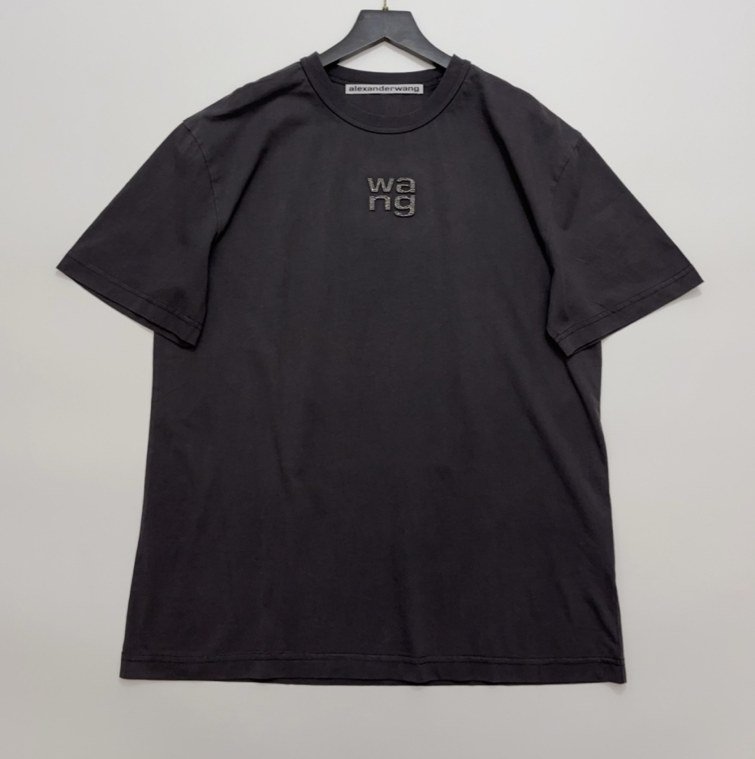 AW Rhinestone 'WANG' Loose Fit T-Shirt