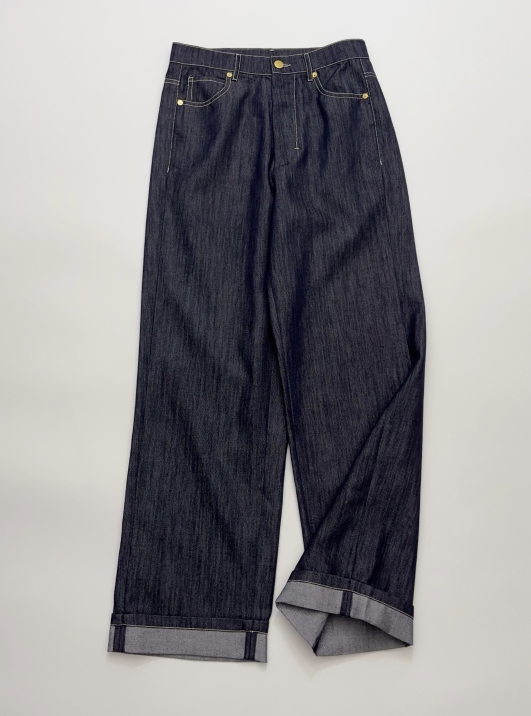 S Max Mara 2026 Spring/Summer Cotton Denim Casual Trousers