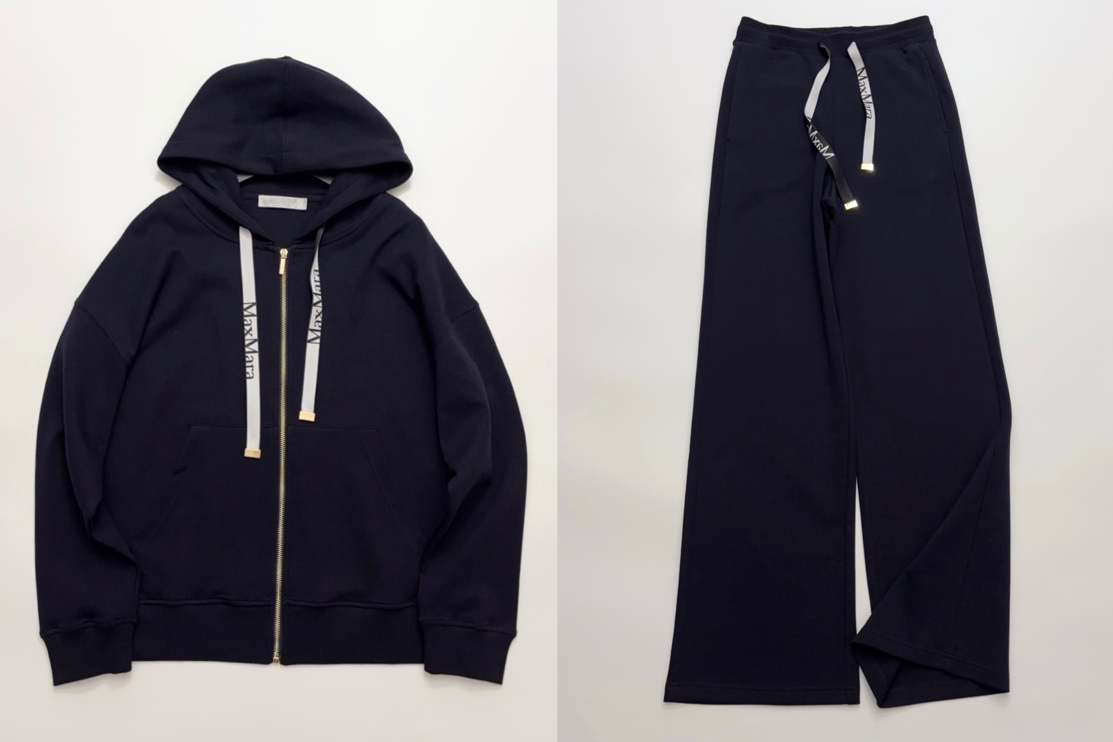 S Max Mara 2026 Spring/Summer SMMANDREA Relaxed Hooded Long-Sleeve Sweatshirt and Trousers Set